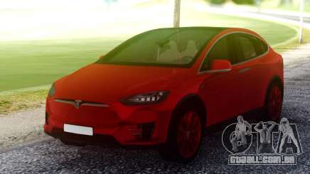 Tesla Model X Red para GTA San Andreas