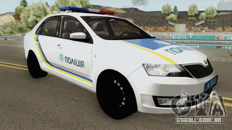 Skoda Rapid (Police Of Ukraine) para GTA San Andreas