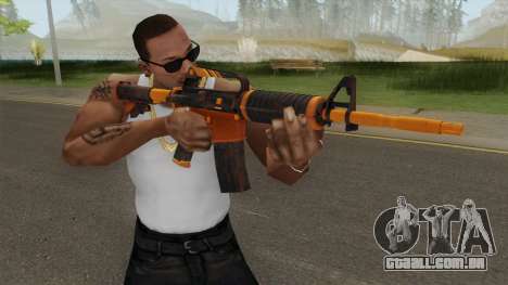 CS:GO M4A1 (Alloy Orange Skin) para GTA San Andreas