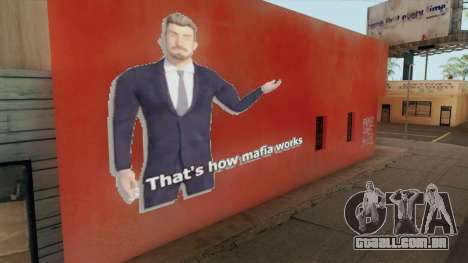 Mafia City Meme Wall para GTA San Andreas