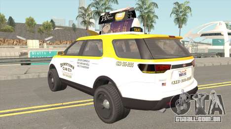 Vapid Scout Taxi GTA V para GTA San Andreas
