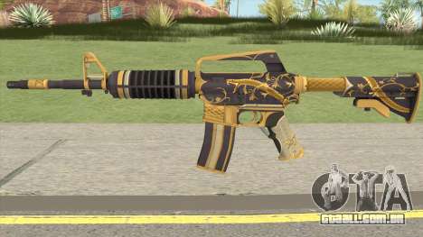 CS:GO M4A1 (Snakebite Gold Skin) para GTA San Andreas