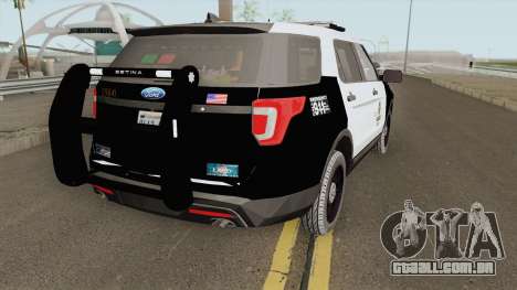 Ford Explorer Police Interceptor LAPD 2017 para GTA San Andreas