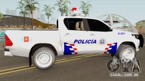Toyota Hilux Policia de Santiago del Estero para GTA San Andreas