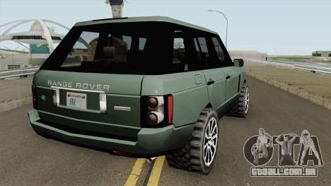 Land Rover Range Rover 2009 (SA Style) para GTA San Andreas