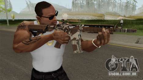 CS-GO M4A4 Desert Storm para GTA San Andreas