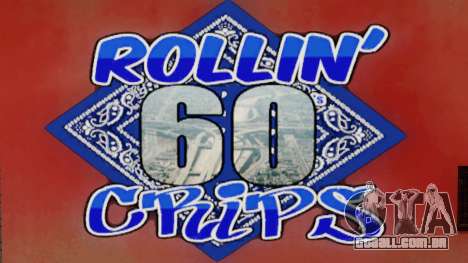 Rollin 60 Crips Mural para GTA San Andreas