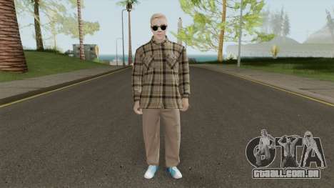 Justin Bieber Casual Outfit para GTA San Andreas