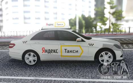 Mercedes-Benz E-Class De Um Táxi Yandex para GTA San Andreas