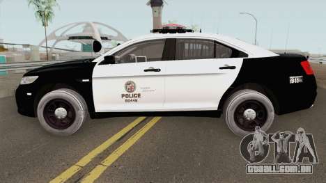 Ford Taurus Police Interceptor LAPD 2015 para GTA San Andreas