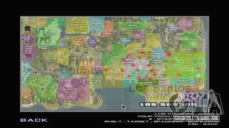 G-Soldier LSRP Detailed Map Radar para GTA San Andreas