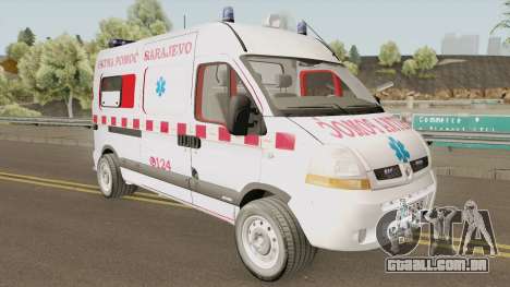 Renault Master Hitna Pomoc Ambulance Sarajevo para GTA San Andreas