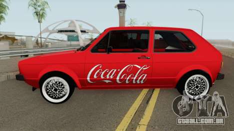 Volkswagen Golf C - Coca Cola Edition 1983 para GTA San Andreas
