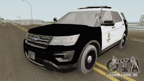 Ford Explorer Police Interceptor LAPD 2017 para GTA San Andreas