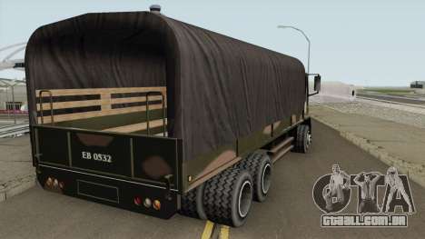 Barracks Caminhao Exercito BR TCGTABR para GTA San Andreas