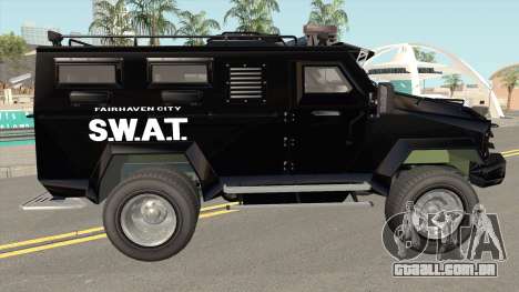 NFS MW 2012 SWAT Van para GTA San Andreas