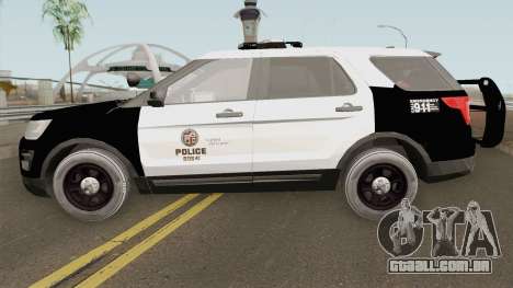 Ford Explorer Police Interceptor LAPD 2017 para GTA San Andreas