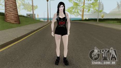 Metal Girl Skin V2 para GTA San Andreas