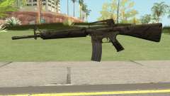M16A2 Full Jungle Camo (Ext Mag) para GTA San Andreas