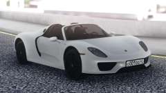 Porsche 918 Spyder White para GTA San Andreas