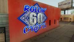 Rollin 60 Crips Mural para GTA San Andreas