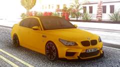 BMW M5 E60 Yellow para GTA San Andreas