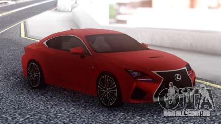 Lexus RC F Red para GTA San Andreas