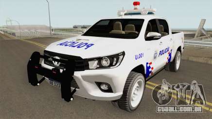 Toyota Hilux Policia de Santiago del Estero para GTA San Andreas