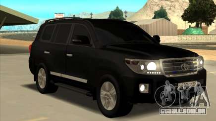 Toyota Land Cruiser 200 2013 Black para GTA San Andreas