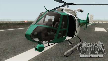 O helicóptero da polícia Federação para GTA San Andreas