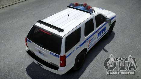 Chevrolet Tahoe NYPD Police 2015 para GTA 4