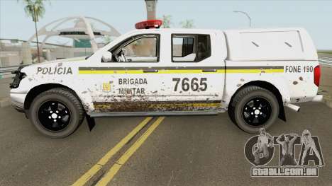 Nissan Frontier Brazilian Police (Dirty) para GTA San Andreas