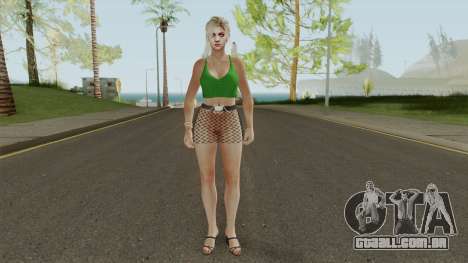 Jill Valentine Casual V2 para GTA San Andreas