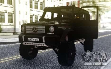 A Mercedes-Benz G500 4х4 Preto para GTA San Andreas