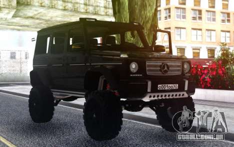 A Mercedes-Benz G500 4х4 Preto para GTA San Andreas