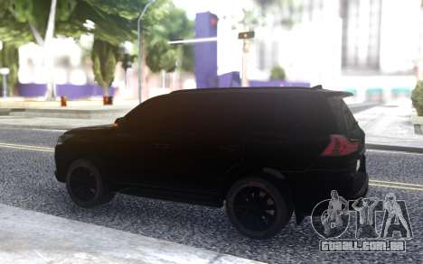 Lexus LX570 2016 BLACK para GTA San Andreas