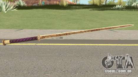 Gold Katana (Dynasty Han) para GTA San Andreas