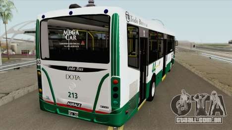 Linea 44 Todobus Pompeya II Agrale MT17 Interno para GTA San Andreas