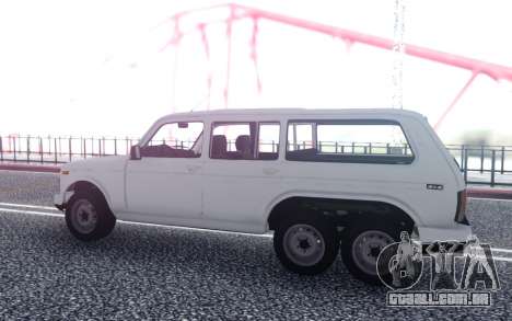 VAZ Niva 6x6 de Drenagem para GTA San Andreas