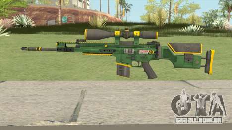 CS-GO SCAR-20 (Powercore Skin) para GTA San Andreas