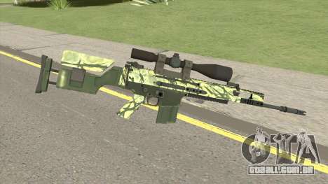 CS-GO SCAR-20 (Jungler Skin) para GTA San Andreas