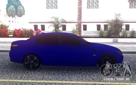 BMW M5 E60 Blue para GTA San Andreas