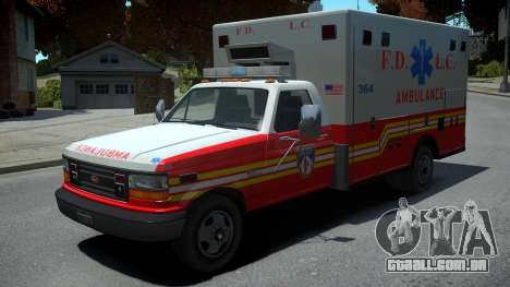 Vapid Ambulance Retro para GTA 4