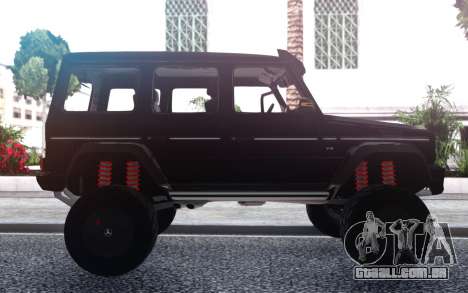 A Mercedes-Benz G500 4х4 Preto para GTA San Andreas