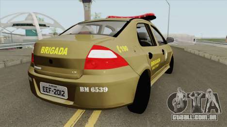 Chevrolet Prisma Brazilian Police para GTA San Andreas