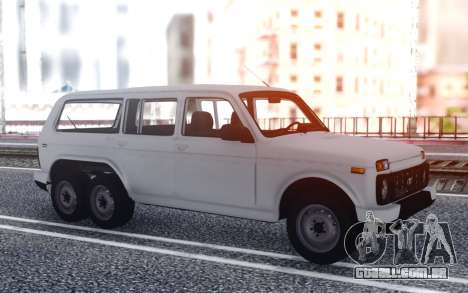 VAZ Niva 6x6 de Drenagem para GTA San Andreas