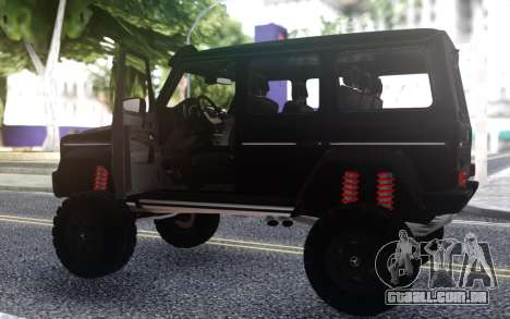 A Mercedes-Benz G500 4х4 Preto para GTA San Andreas