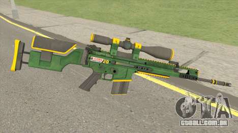 CS-GO SCAR-20 (Powercore Skin) para GTA San Andreas