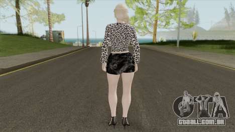 Helena Casual Black Skirt para GTA San Andreas