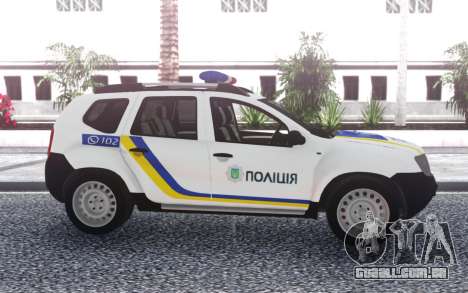 Renault Duster Polícia Da Ucrânia para GTA San Andreas